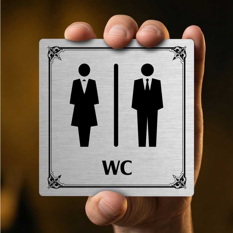 WC společné, 118x118mm, pergamen, Nevada